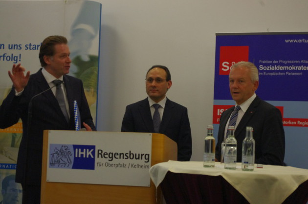 IHK Regensburg, Jürgen Helmes, Ismail Ertug, Rüdiger Grube